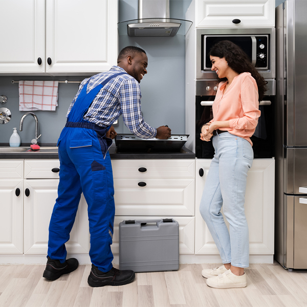 can you provide an estimate for cooktop repair before beginning any work in Shirley Mills